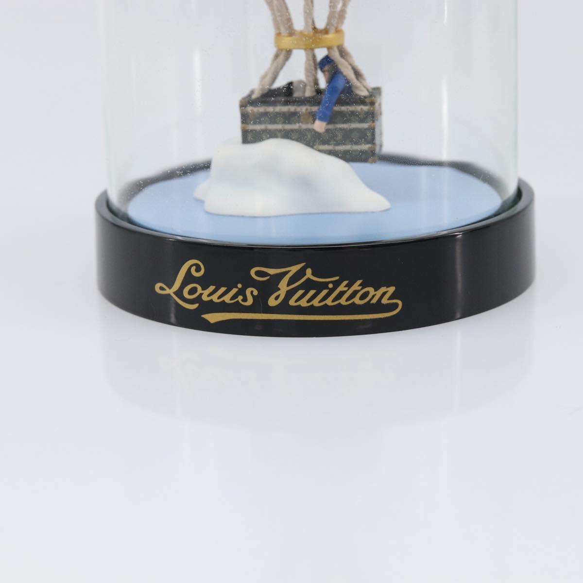 LOUIS VUITTON Almaero Snow Globe Glass Red Blue LV Auth 205963