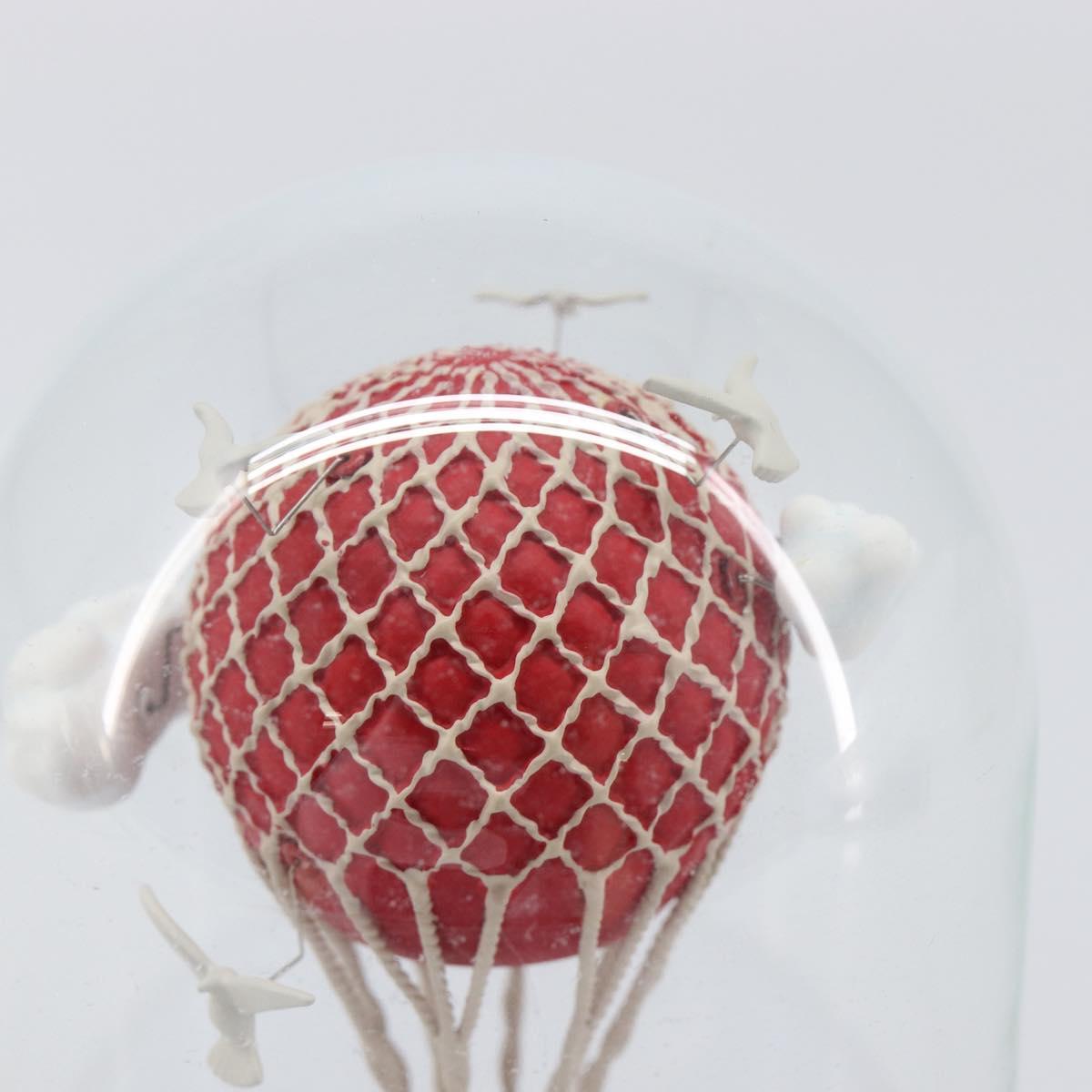 LOUIS VUITTON Almaero Snow Globe Glass Red Blue LV Auth 205963