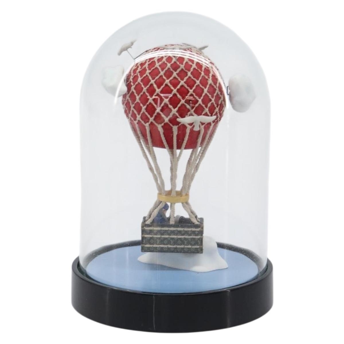 LOUIS VUITTON Almaero Snow Globe Glass Red Blue LV Auth 205963