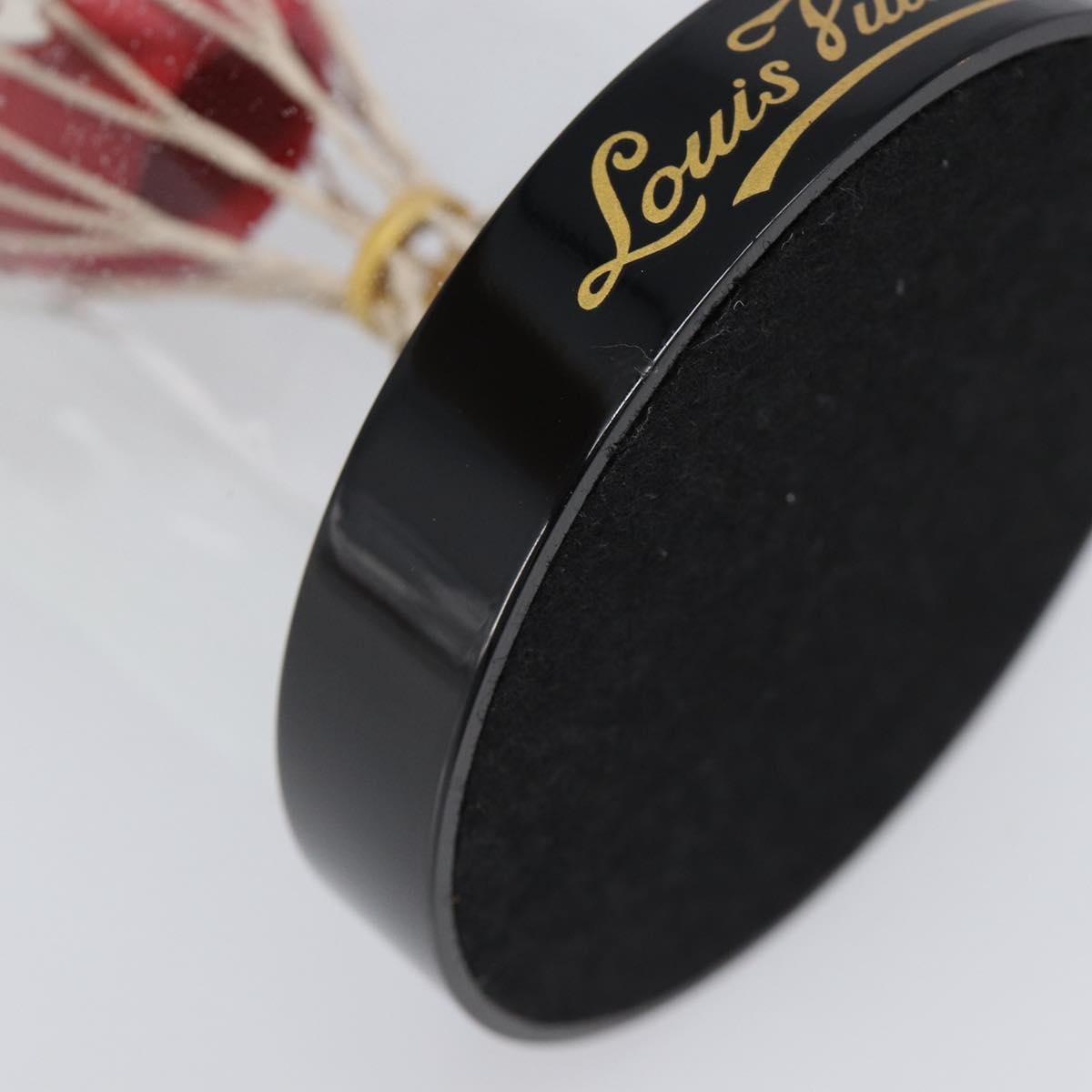 LOUIS VUITTON Almaero Snow Globe Glass Red Blue LV Auth 205963