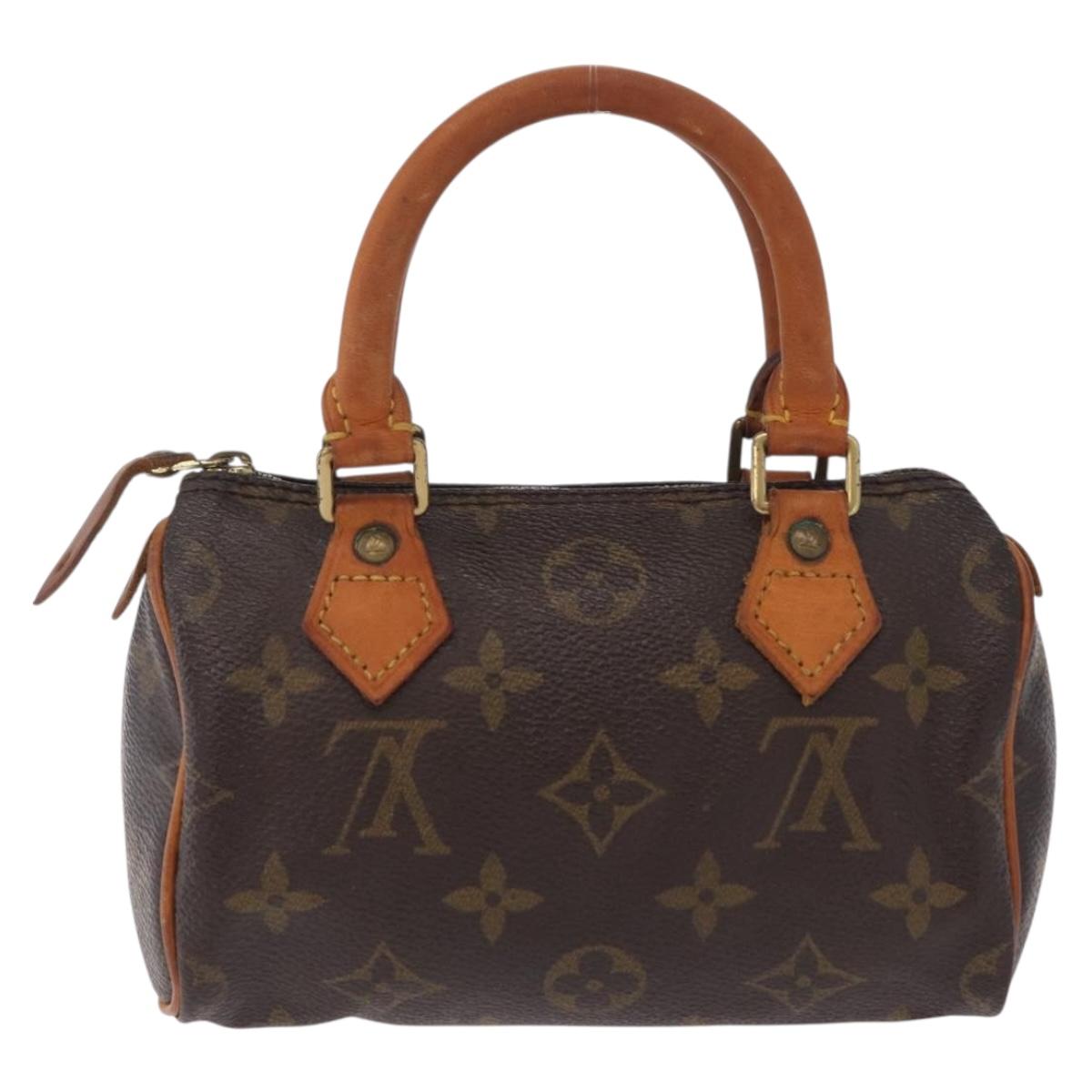 LOUIS VUITTON Monogram Mini Speedy Hand Bag M41534 LV Auth 205974A