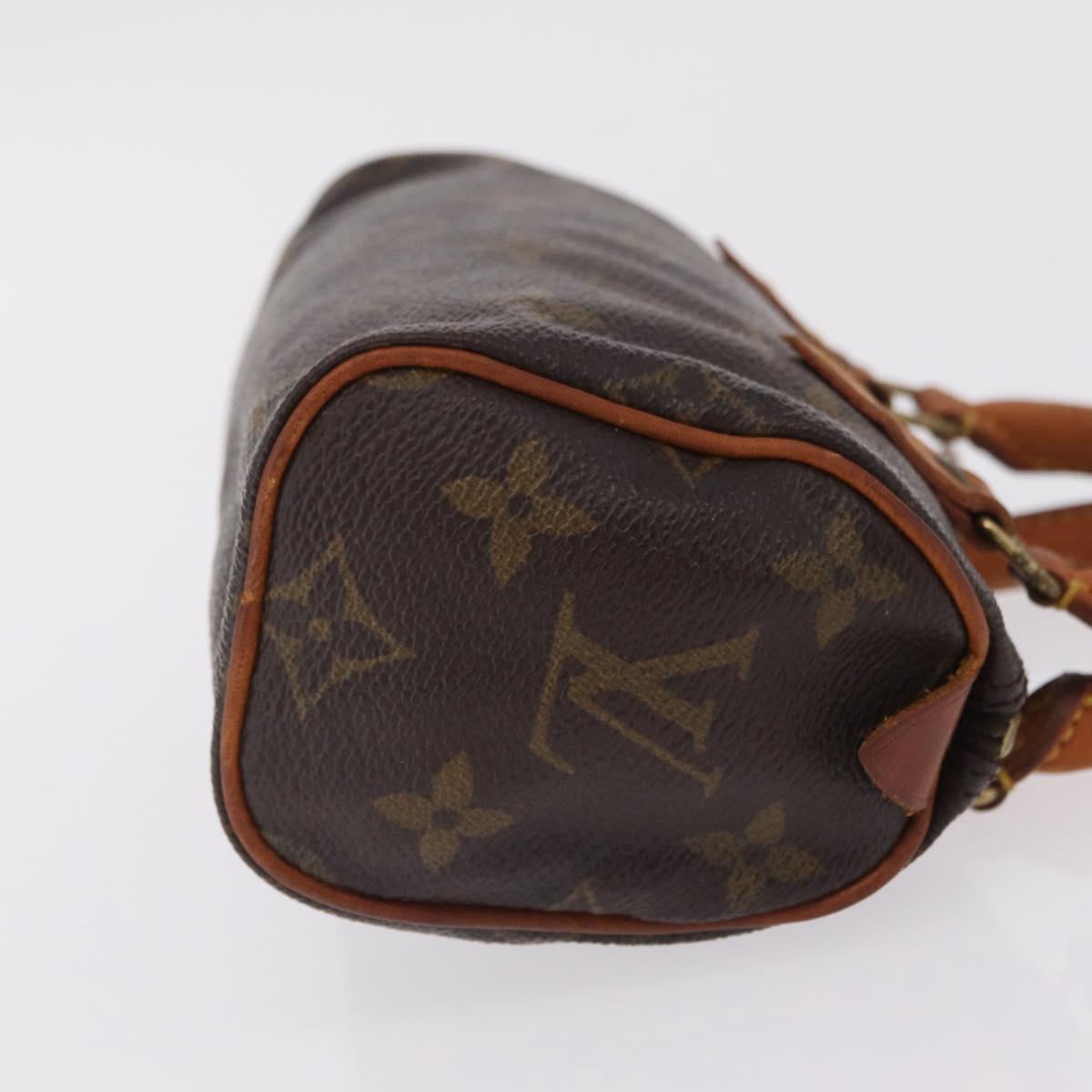 LOUIS VUITTON Monogram Mini Speedy Hand Bag M41534 LV Auth 205974A