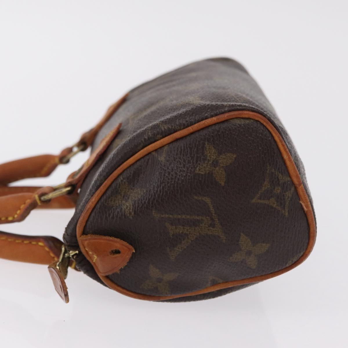 LOUIS VUITTON Monogram Mini Speedy Hand Bag M41534 LV Auth 205974A
