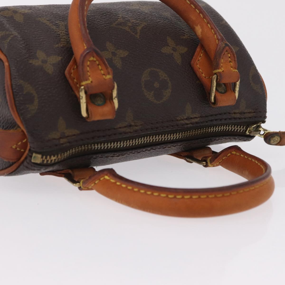 LOUIS VUITTON Monogram Mini Speedy Hand Bag M41534 LV Auth 205974A