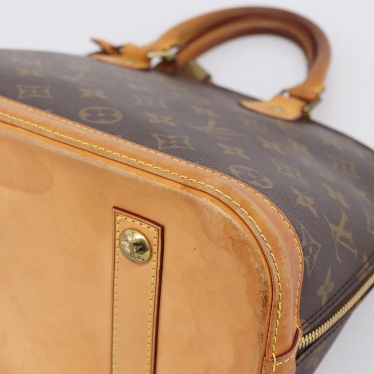 LOUIS VUITTON Monogram Alma PM Hand Bag M53151 LV Auth 205979