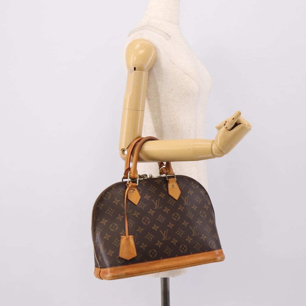 LOUIS VUITTON Monogram Alma PM Hand Bag M53151 LV Auth 205979