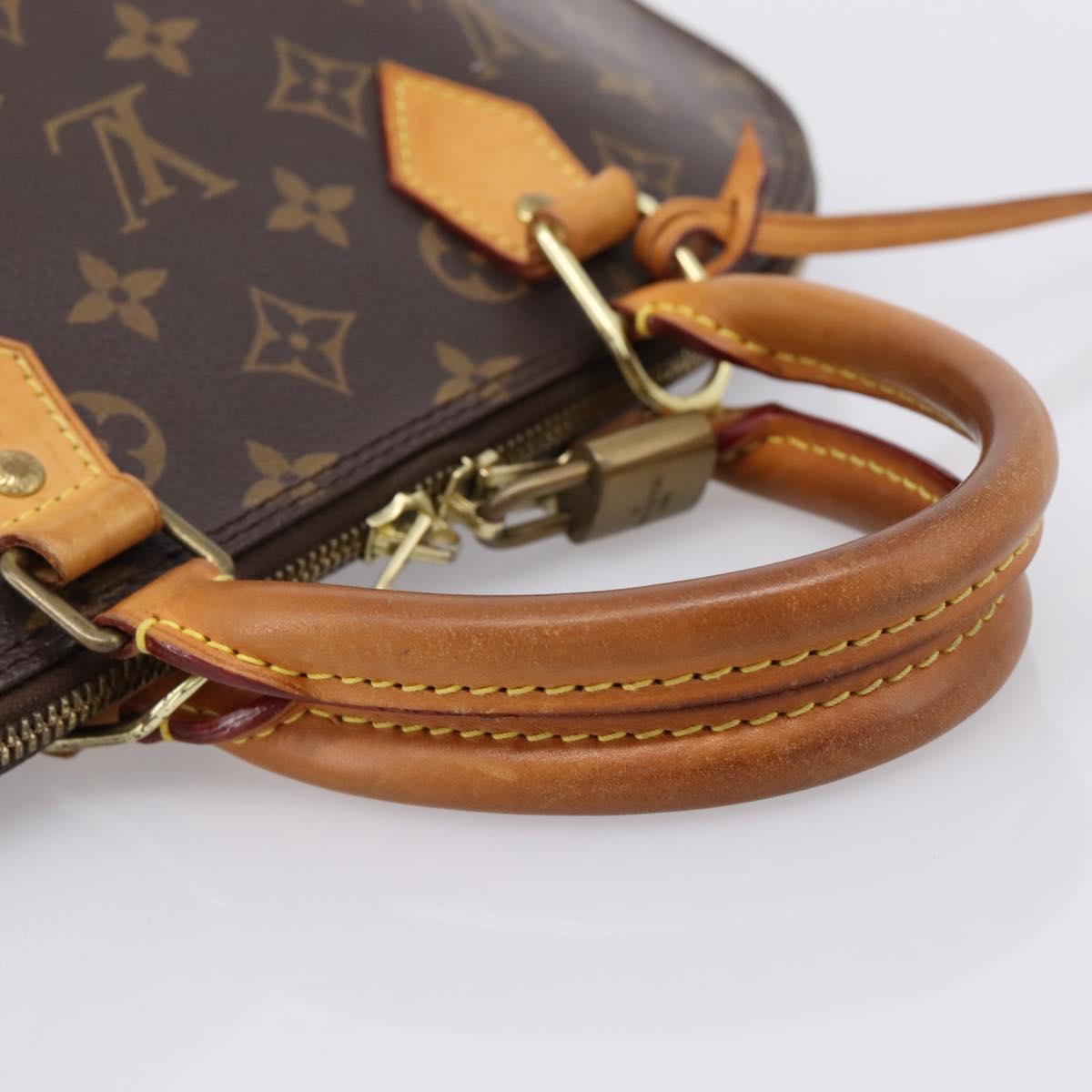 LOUIS VUITTON Monogram Alma PM Hand Bag M53151 LV Auth 205979