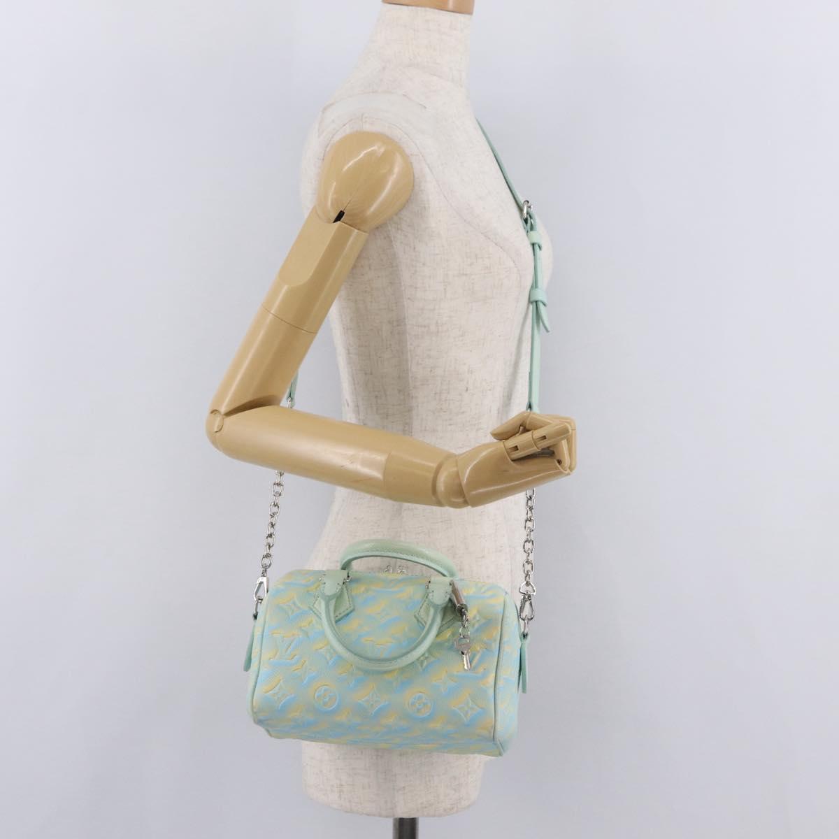 LOUIS VUITTON Summer Stardust Speedy Bandouliere20 Bag M46092 LV Auth 205980SAM