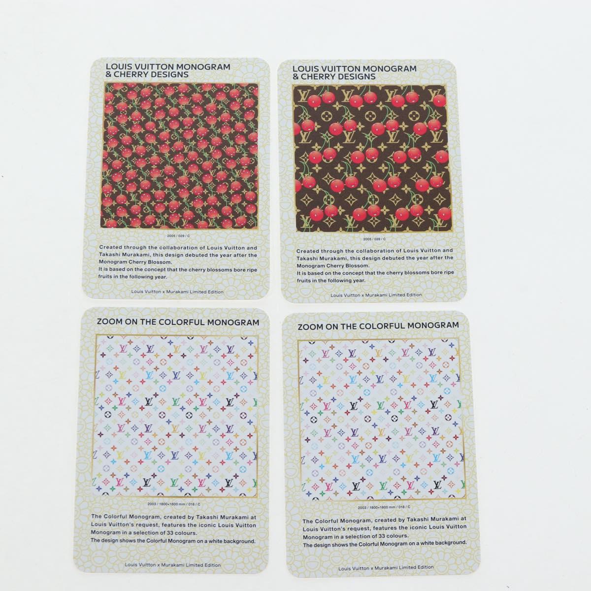LOUIS VUITTON Trading Cards Takashi Murakami Collaboration LV Auth 205983SM