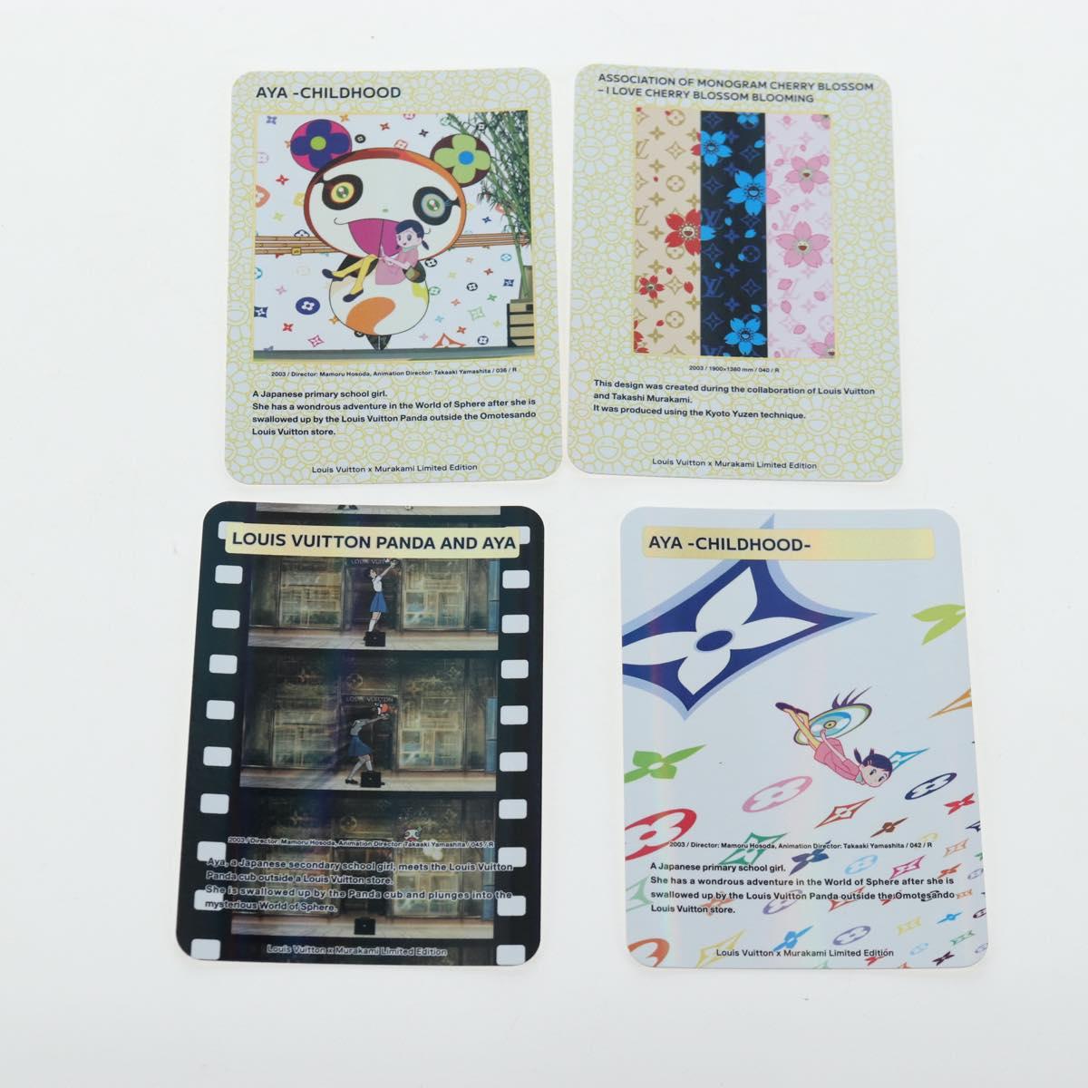 LOUIS VUITTON Trading Cards Takashi Murakami Collaboration LV Auth 205983SM