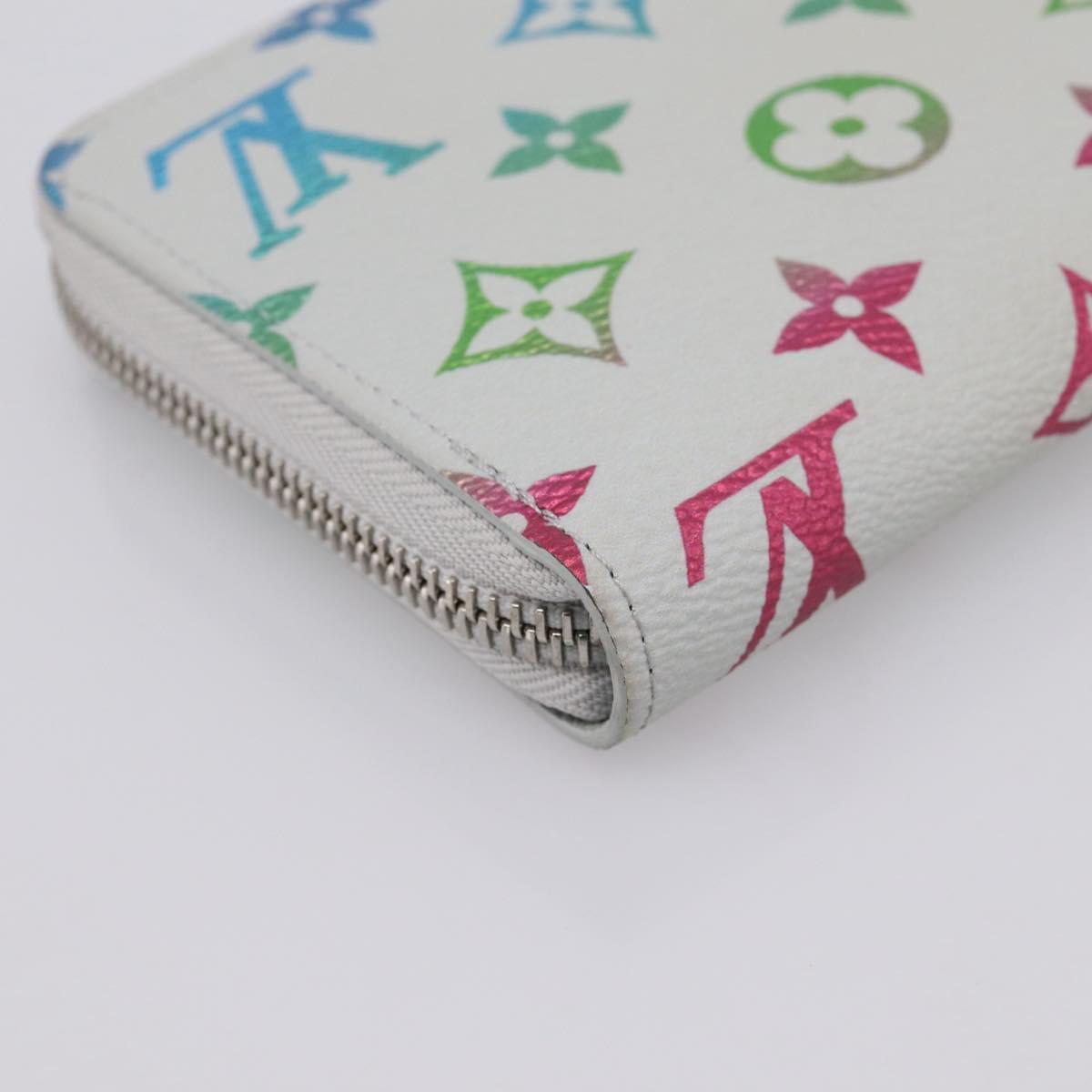 LOUIS VUITTON Monogram Iridescent Zippy Wallet Long Wallet M13908 LV Auth 205984