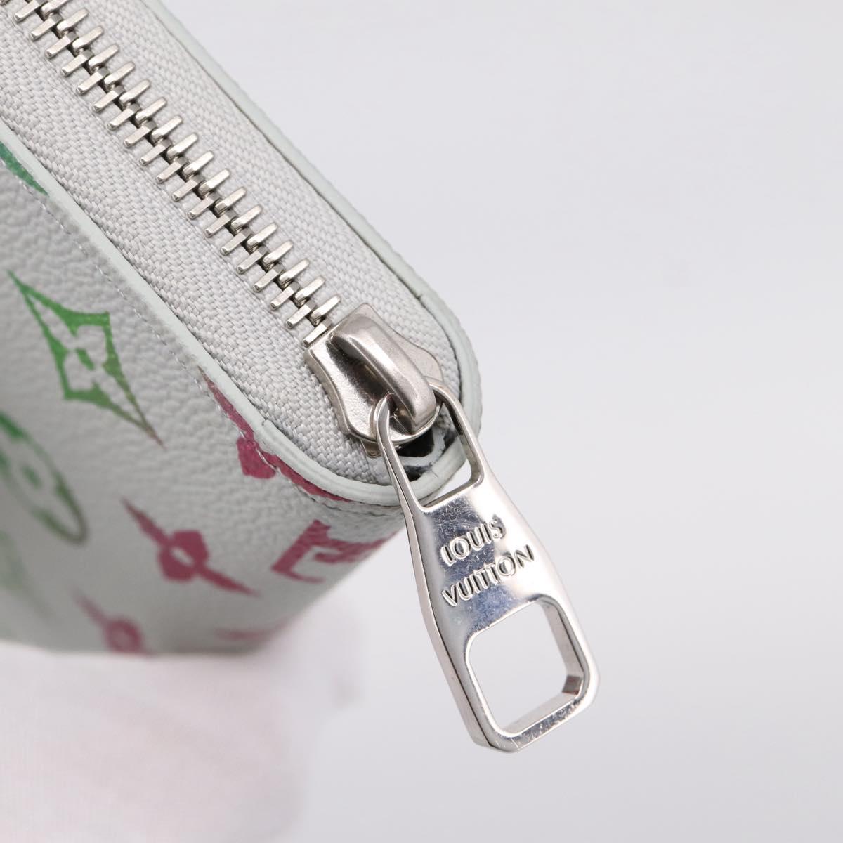 LOUIS VUITTON Monogram Iridescent Zippy Wallet Long Wallet M13908 LV Auth 205984