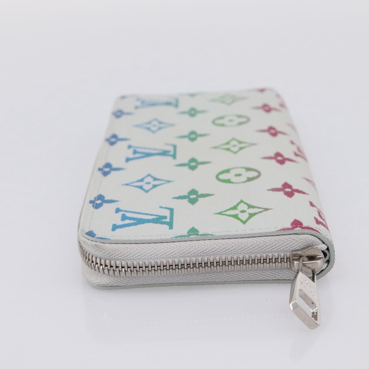 LOUIS VUITTON Monogram Iridescent Zippy Wallet Long Wallet M13908 LV Auth 205984