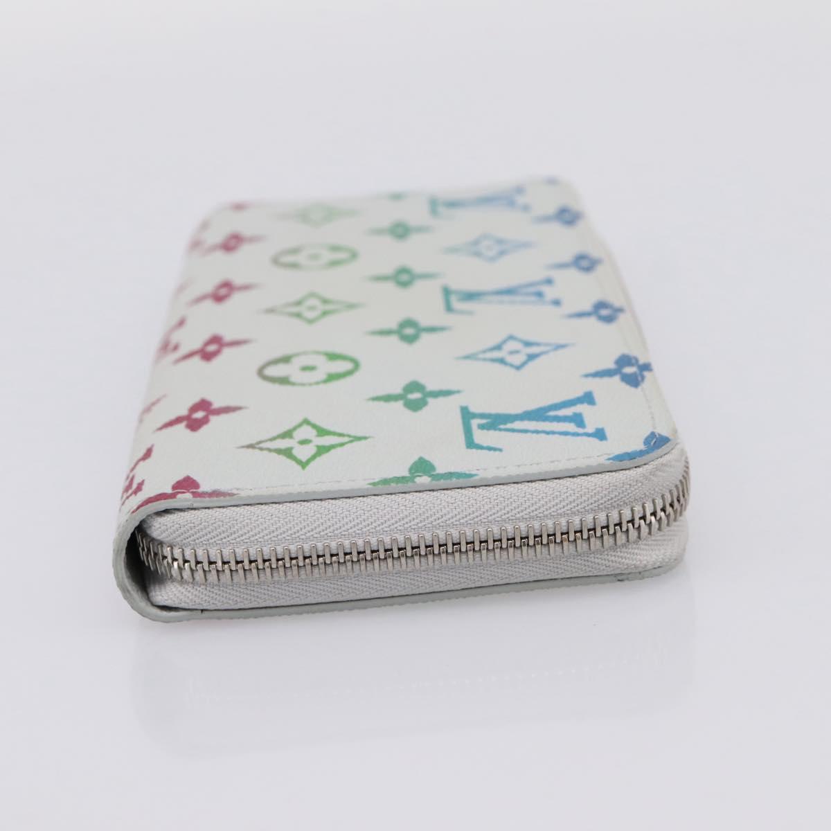 LOUIS VUITTON Monogram Iridescent Zippy Wallet Long Wallet M13908 LV Auth 205984