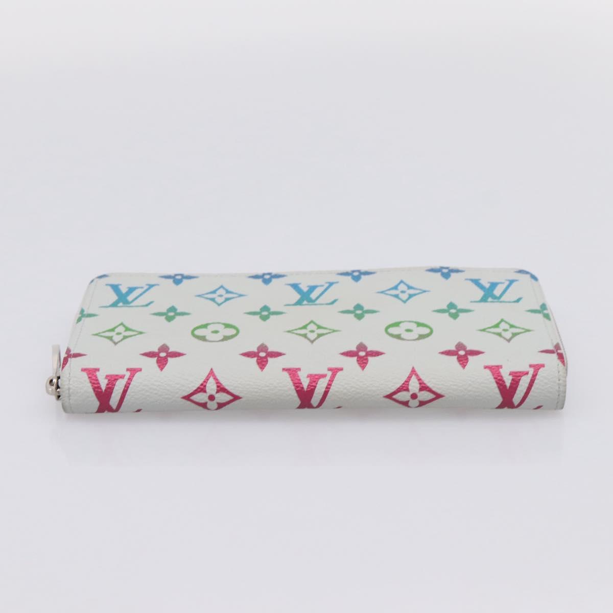 LOUIS VUITTON Monogram Iridescent Zippy Wallet Long Wallet M13908 LV Auth 205984