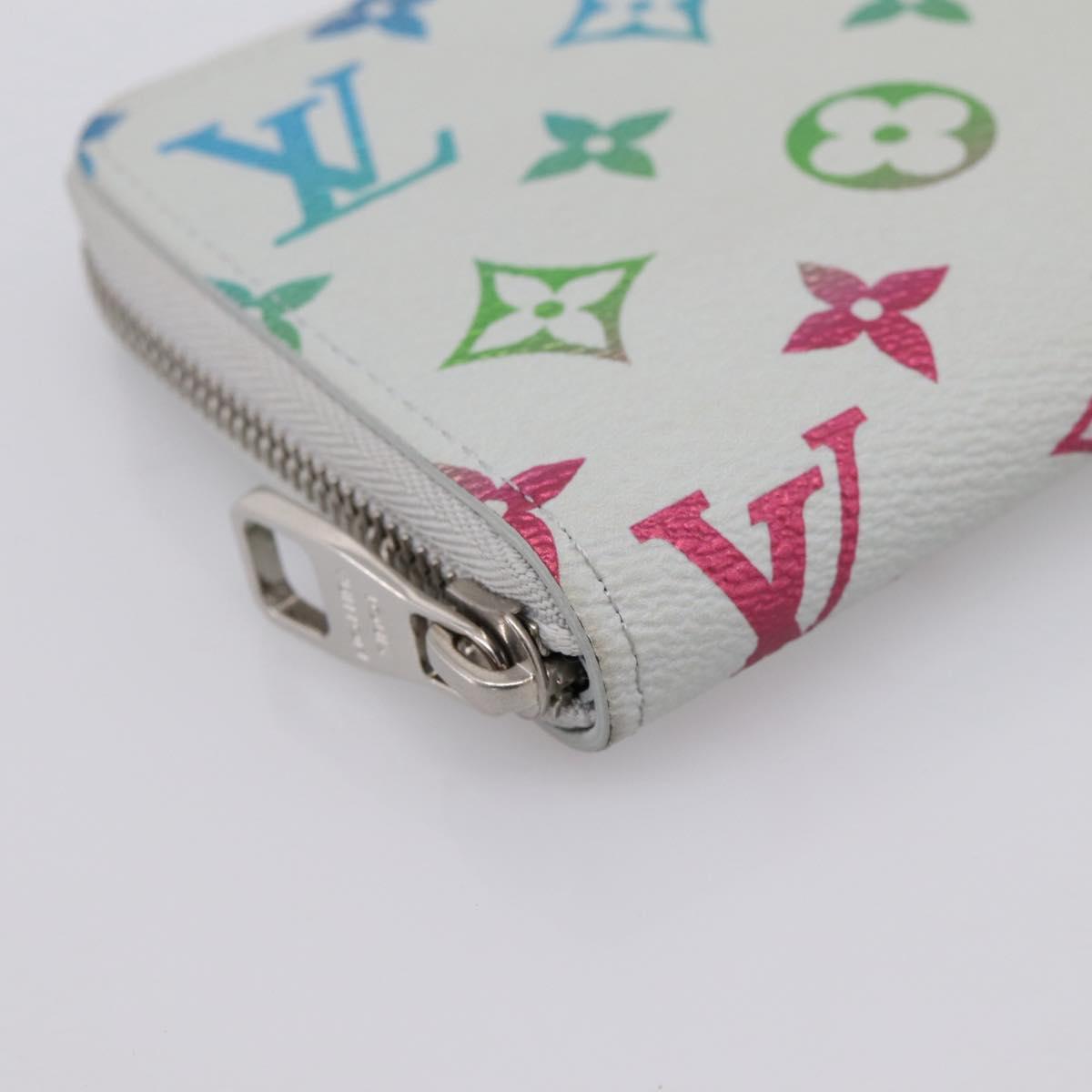 LOUIS VUITTON Monogram Iridescent Zippy Wallet Long Wallet M13908 LV Auth 205984