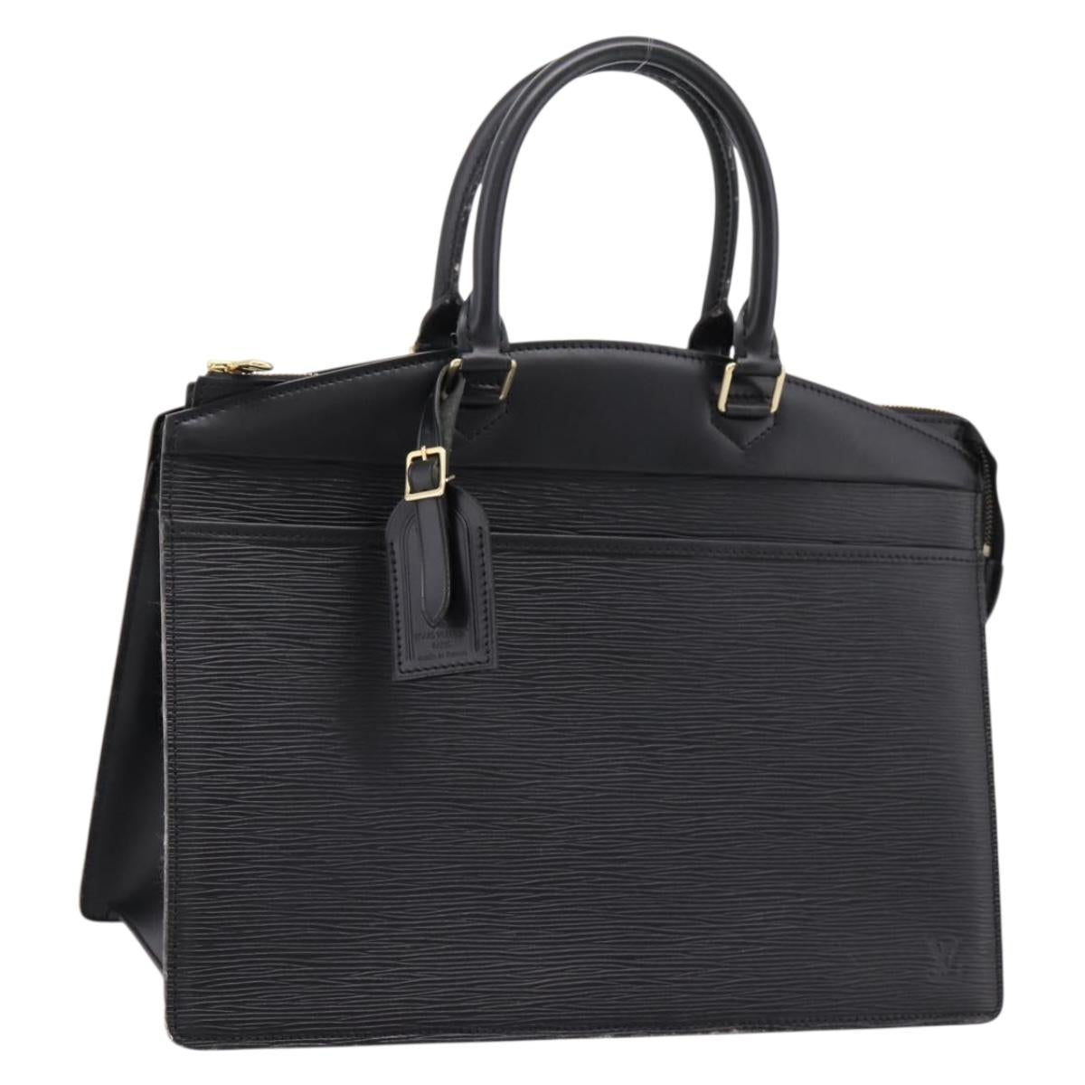 LOUIS VUITTON Epi Riviera Hand Bag Black M48182 LV Auth 206003