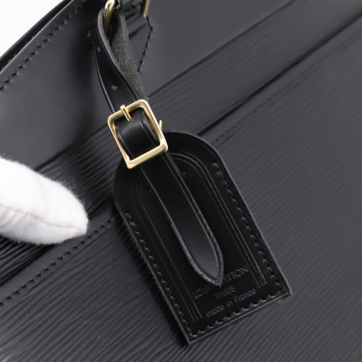 LOUIS VUITTON Epi Riviera Hand Bag Black M48182 LV Auth 206003