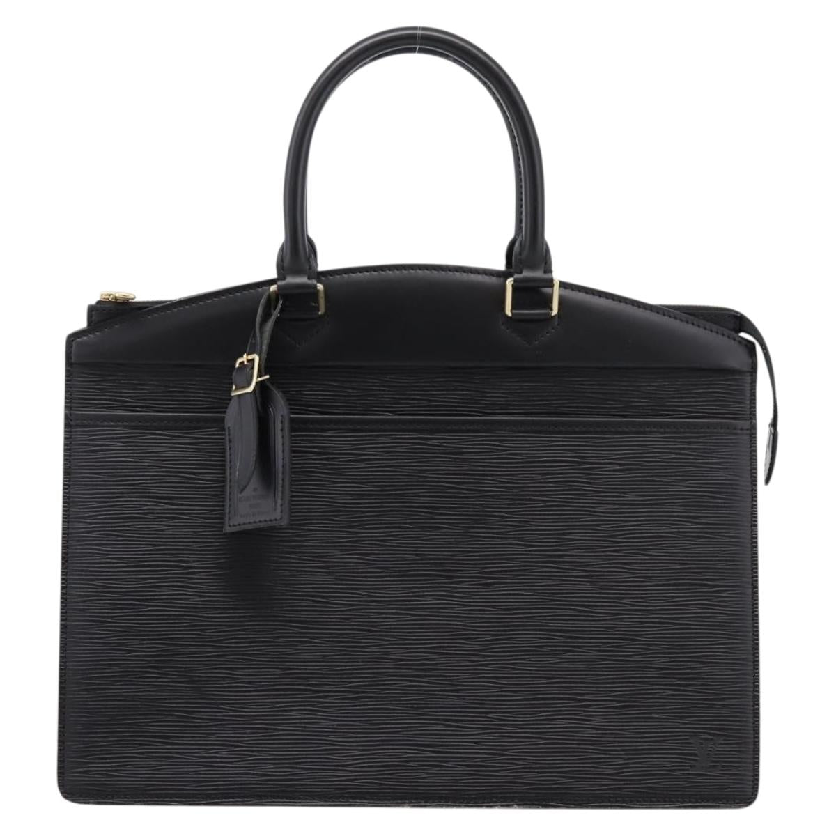 LOUIS VUITTON Epi Riviera Hand Bag Black M48182 LV Auth 206003