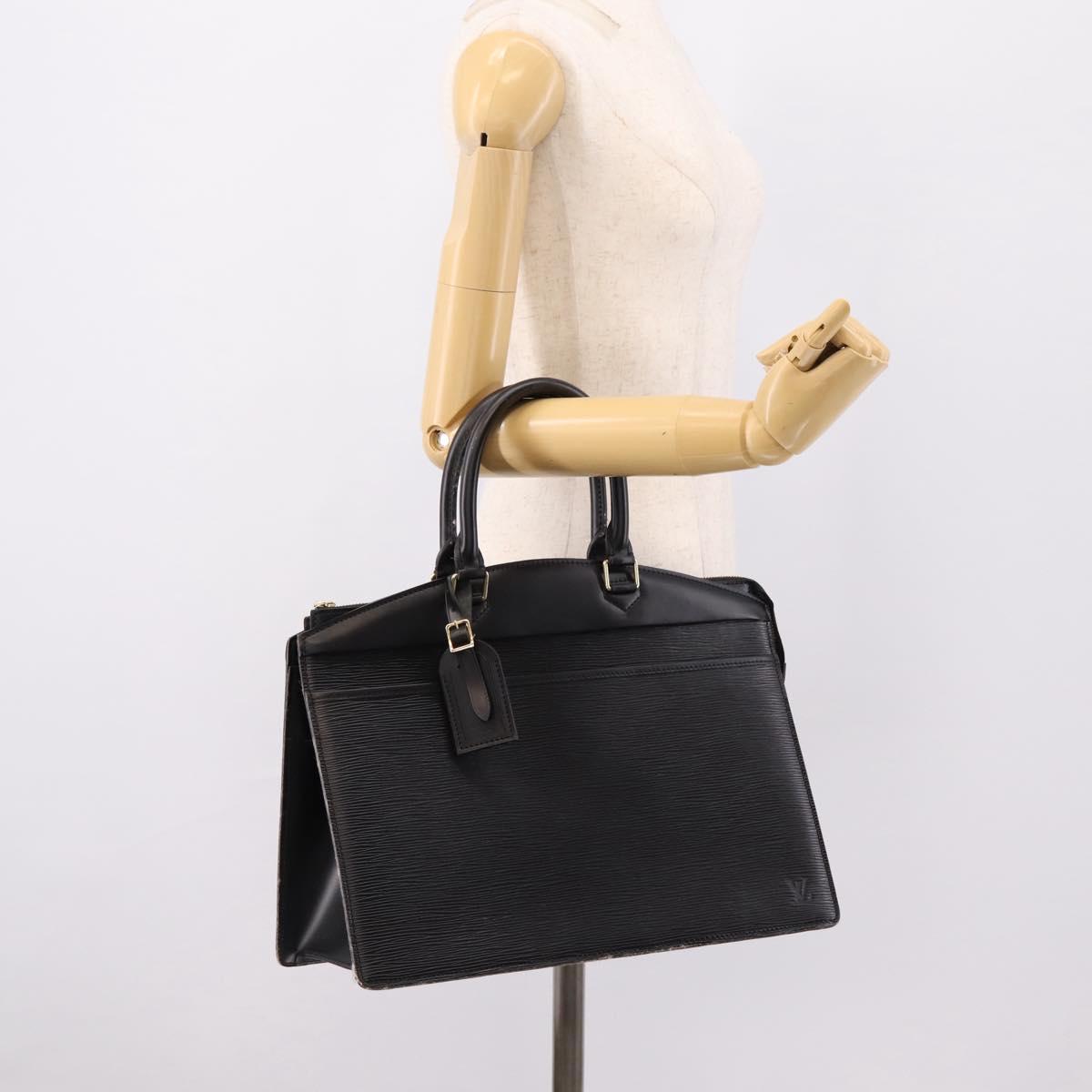 LOUIS VUITTON Epi Riviera Hand Bag Black M48182 LV Auth 206003