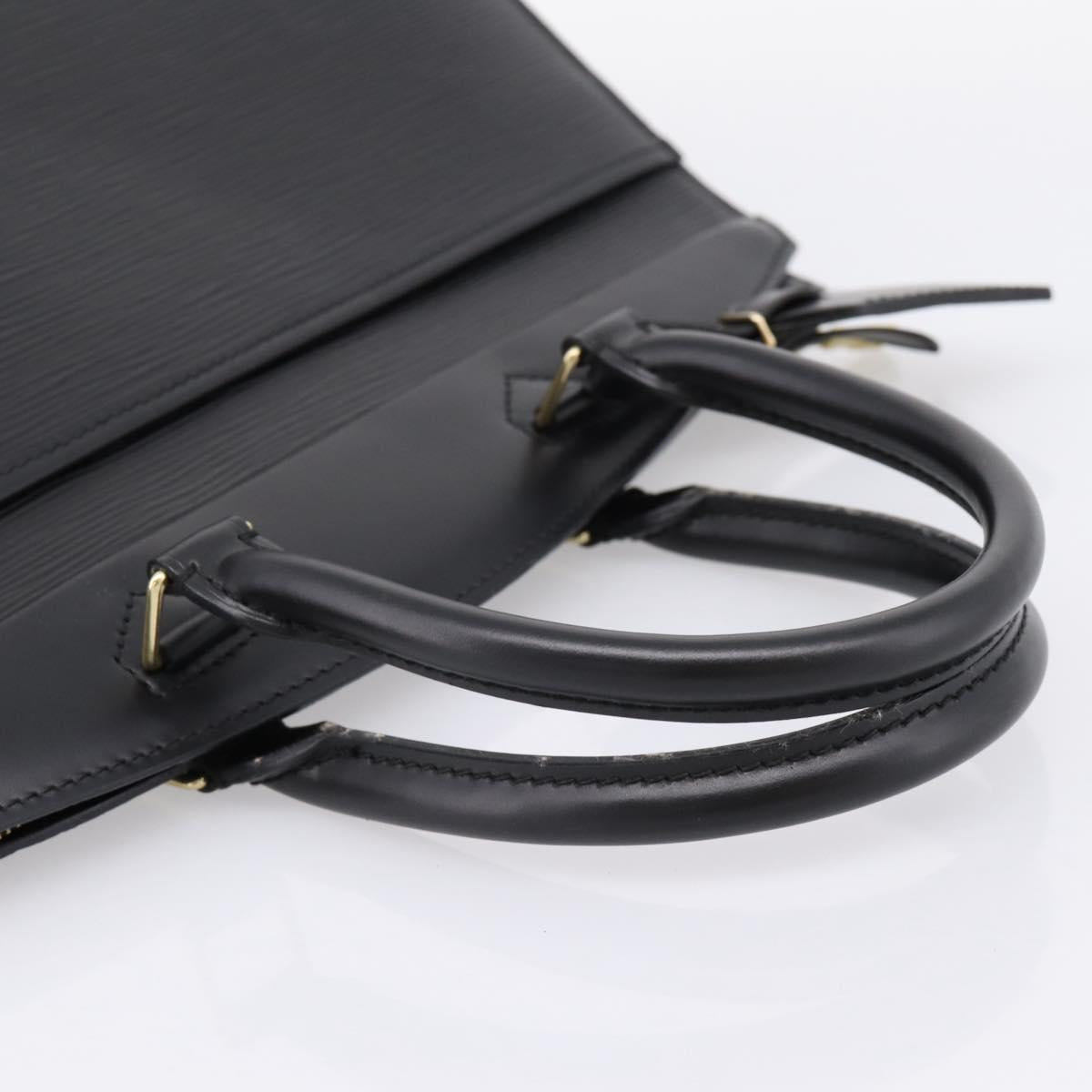 LOUIS VUITTON Epi Riviera Hand Bag Black M48182 LV Auth 206003