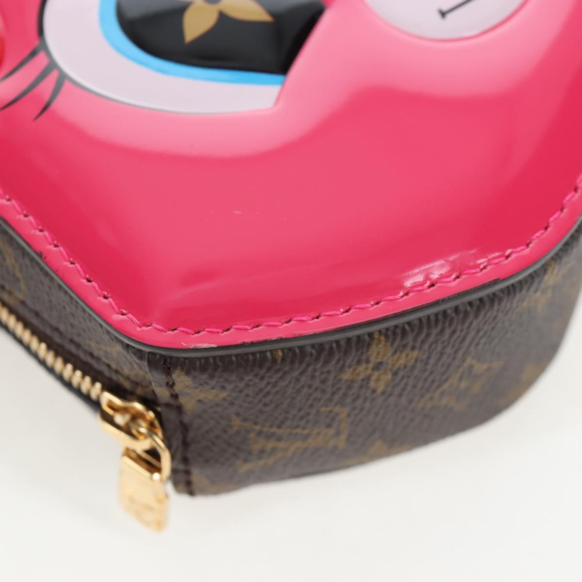 LOUIS VUITTON Monogram Wallet On Chain Rabbit Bag Rose M11452 LV Auth 206005SAM