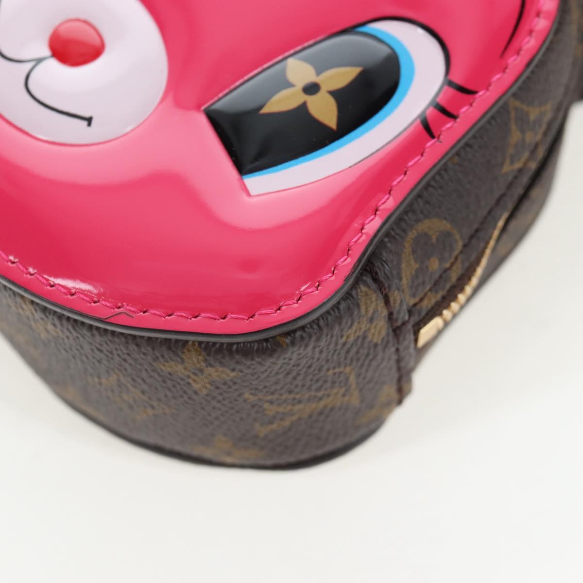LOUIS VUITTON Monogram Wallet On Chain Rabbit Bag Rose M11452 LV Auth 206005SAM