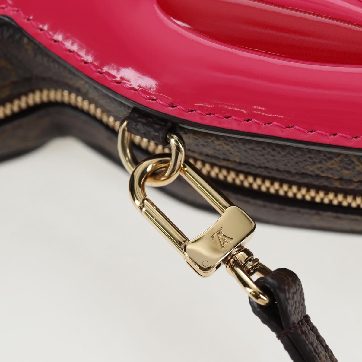 LOUIS VUITTON Monogram Wallet On Chain Rabbit Bag Rose M11452 LV Auth 206005SAM
