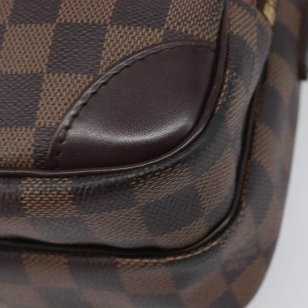 LOUIS VUITTON Damier Ebene Amazon Shoulder Bag N48074 LV Auth 206006A