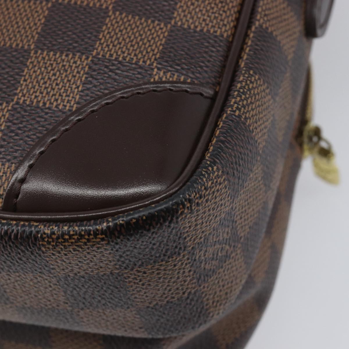LOUIS VUITTON Damier Ebene Amazon Shoulder Bag N48074 LV Auth 206006A
