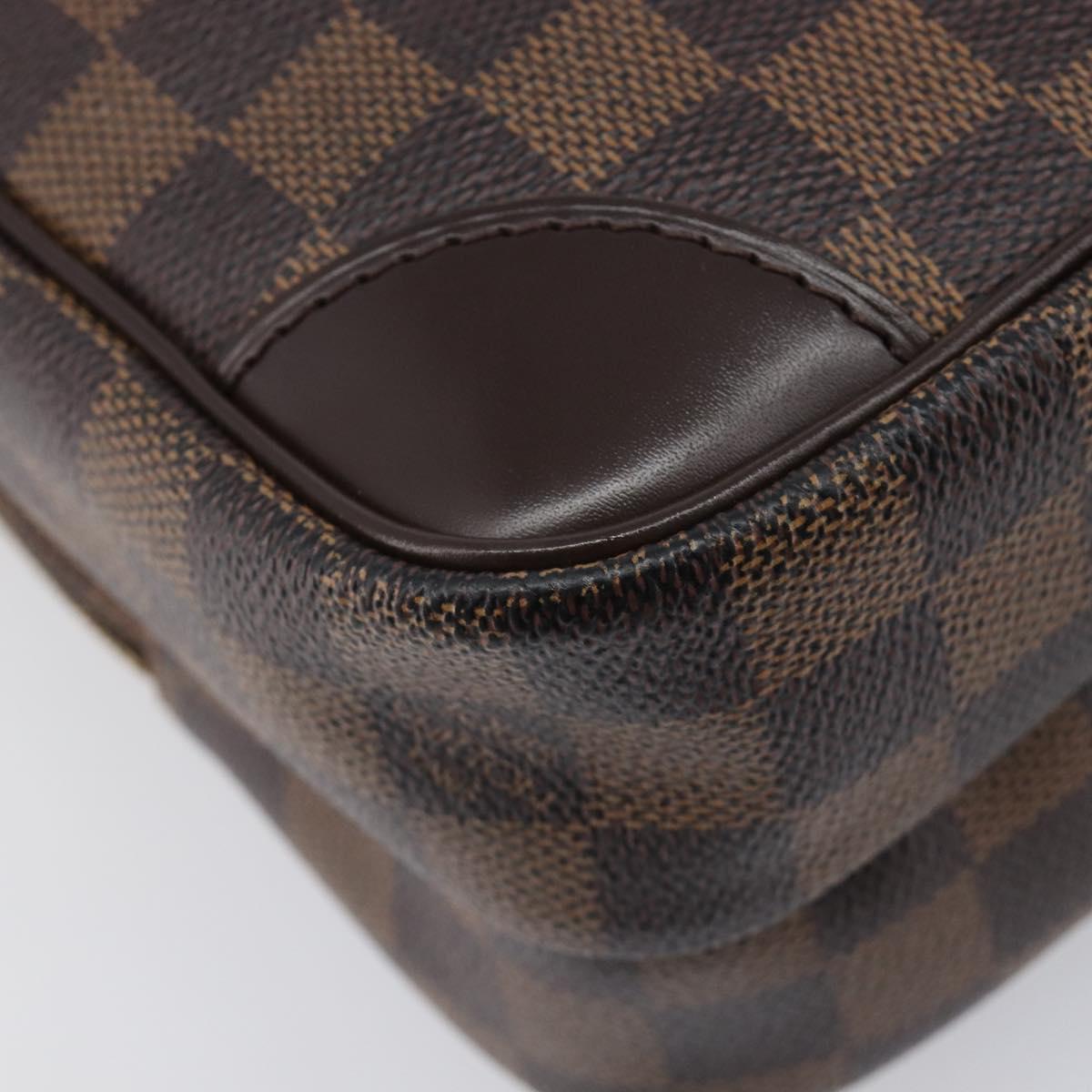 LOUIS VUITTON Damier Ebene Amazon Shoulder Bag N48074 LV Auth 206006A