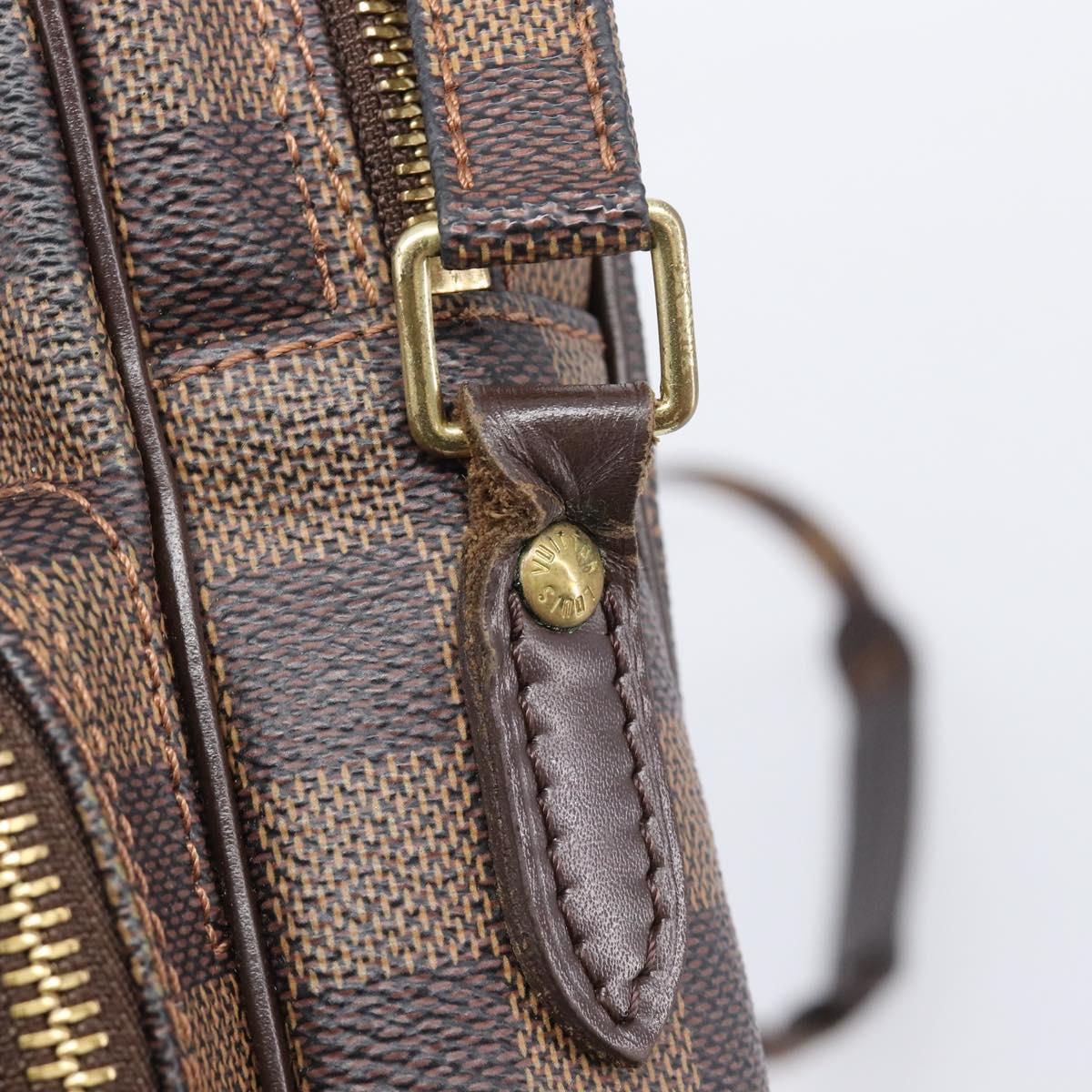 LOUIS VUITTON Damier Ebene Amazon Shoulder Bag N48074 LV Auth 206006A