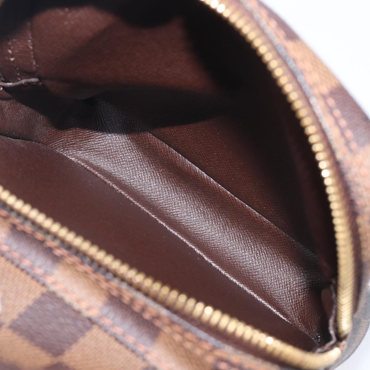 LOUIS VUITTON Damier Ebene Amazon Shoulder Bag N48074 LV Auth 206006A