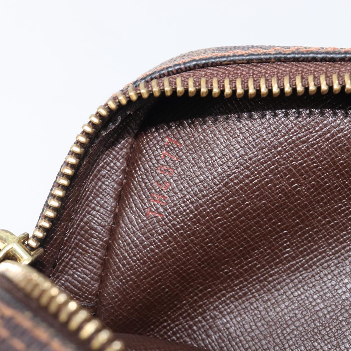 LOUIS VUITTON Damier Ebene Amazon Shoulder Bag N48074 LV Auth 206006A