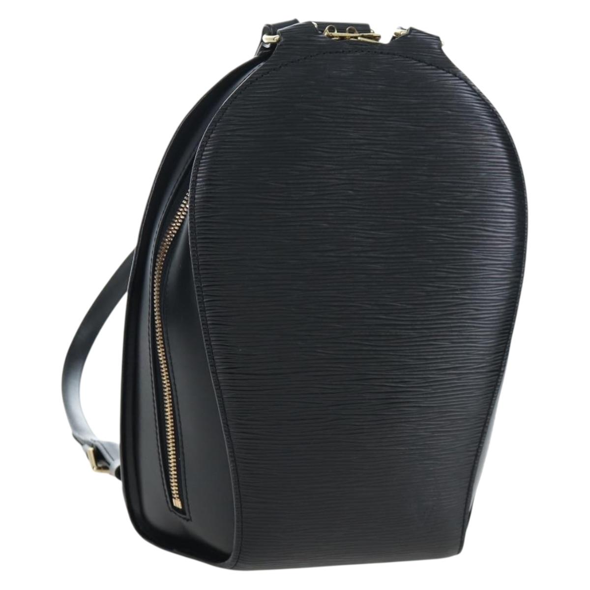 LOUIS VUITTON Epi Mabillon Backpack Black M52232 LV Auth 206007A