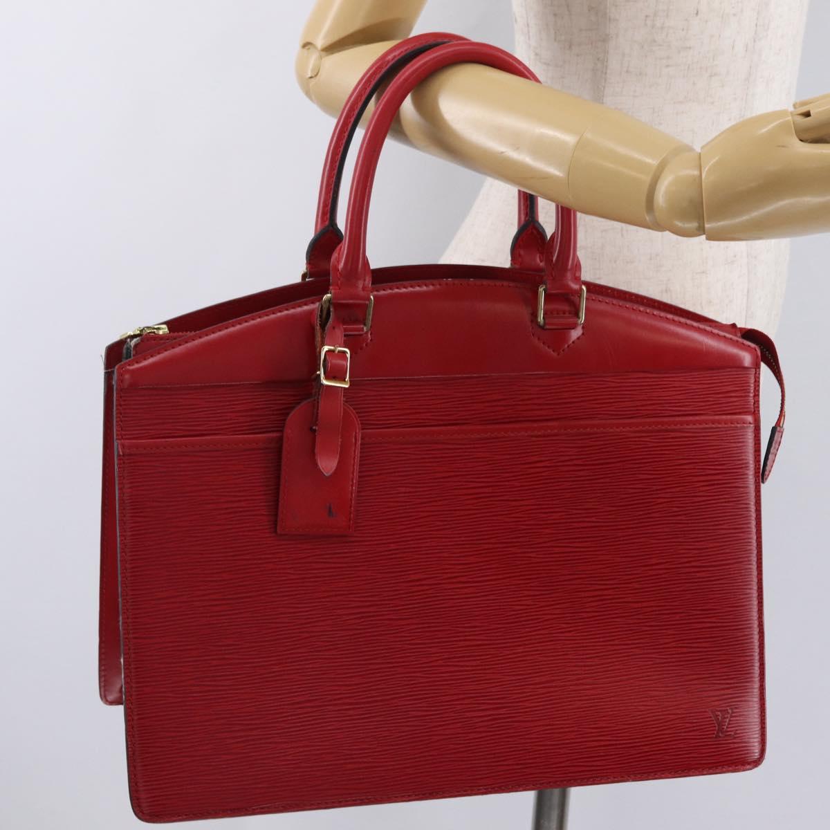 LOUIS VUITTON Epi Riviera Hand Bag Red M48187 LV Auth 206024
