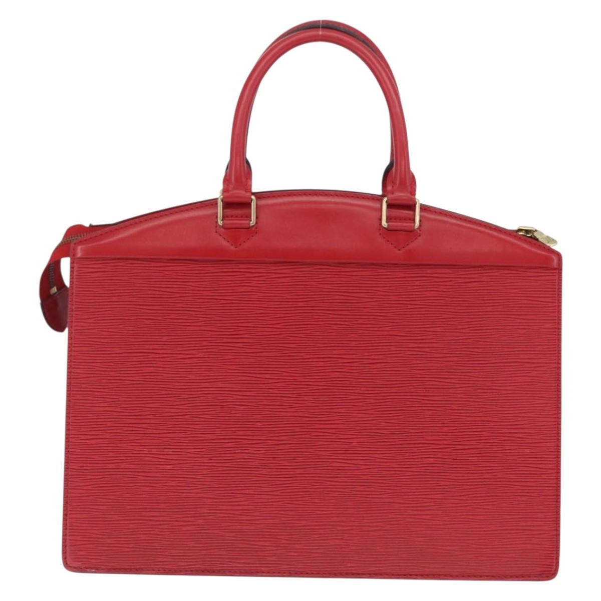 LOUIS VUITTON Epi Riviera Hand Bag Red M48187 LV Auth 206024