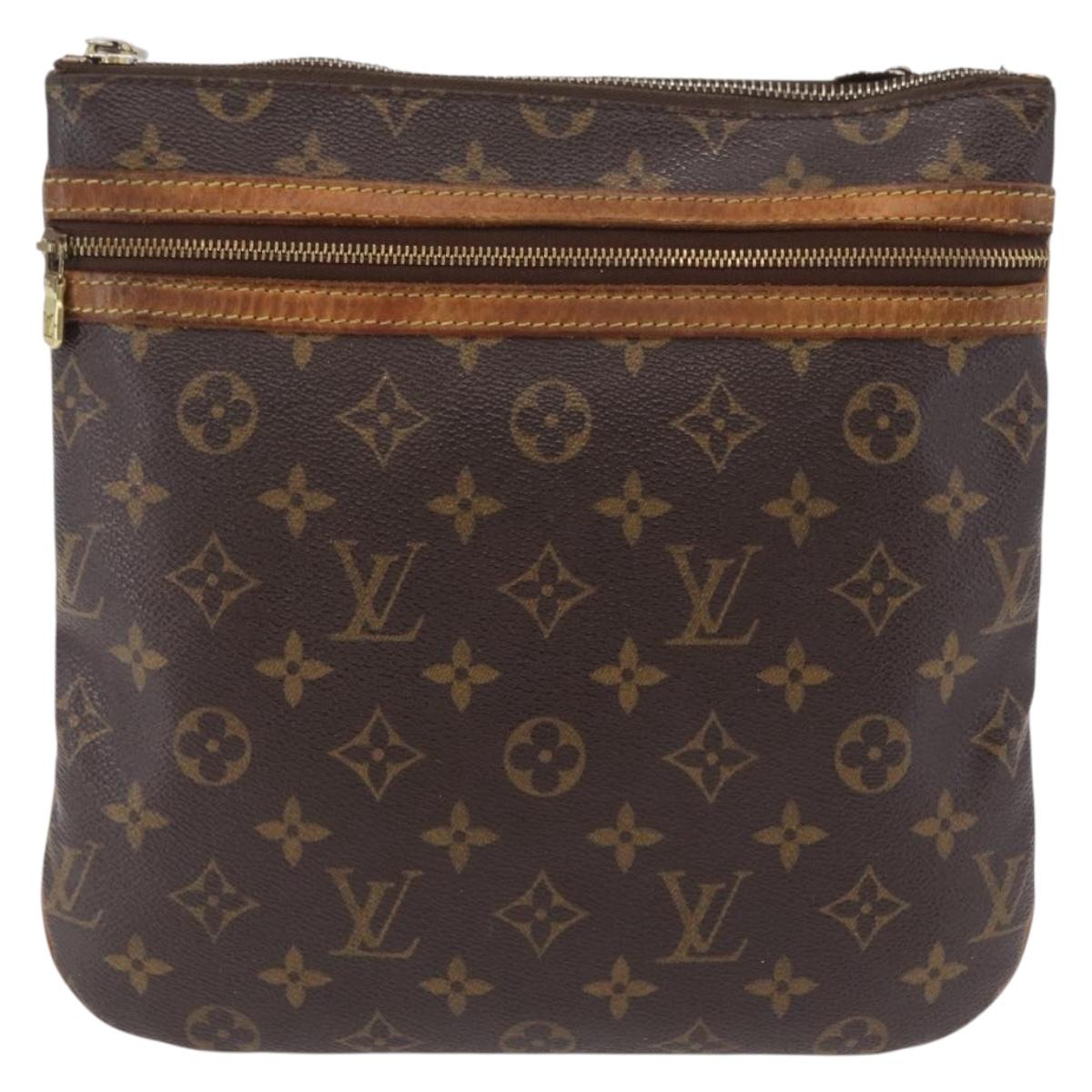 LOUIS VUITTON Monogram Pochette Bosphore Shoulder Bag M40044 LV Auth 206028