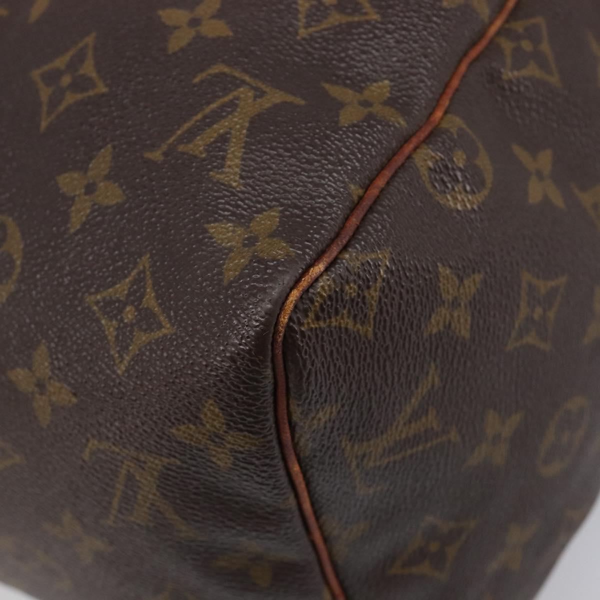 LOUIS VUITTON Monogram Speedy 30 Hand Bag M41526 LV Auth 206029