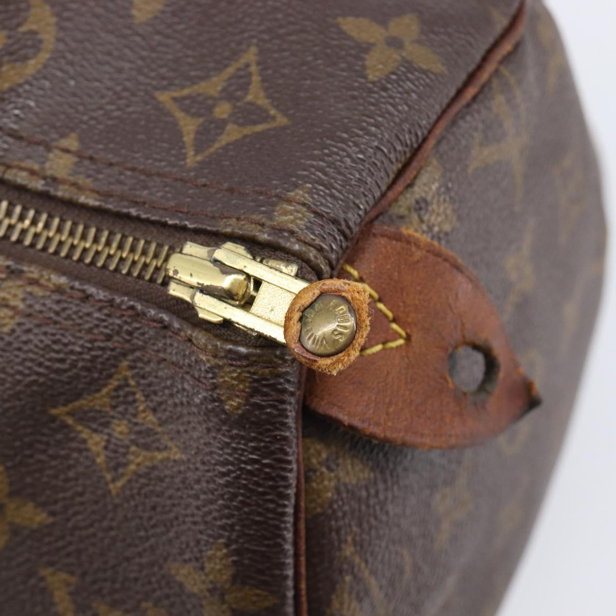 LOUIS VUITTON Monogram Speedy 30 Hand Bag M41526 LV Auth 206029