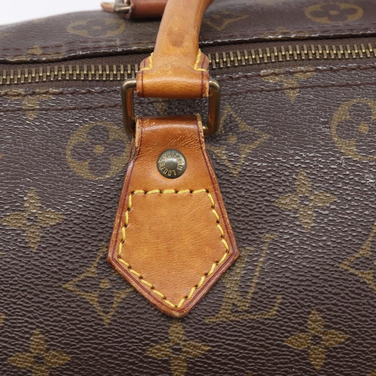 LOUIS VUITTON Monogram Speedy 30 Hand Bag M41526 LV Auth 206029