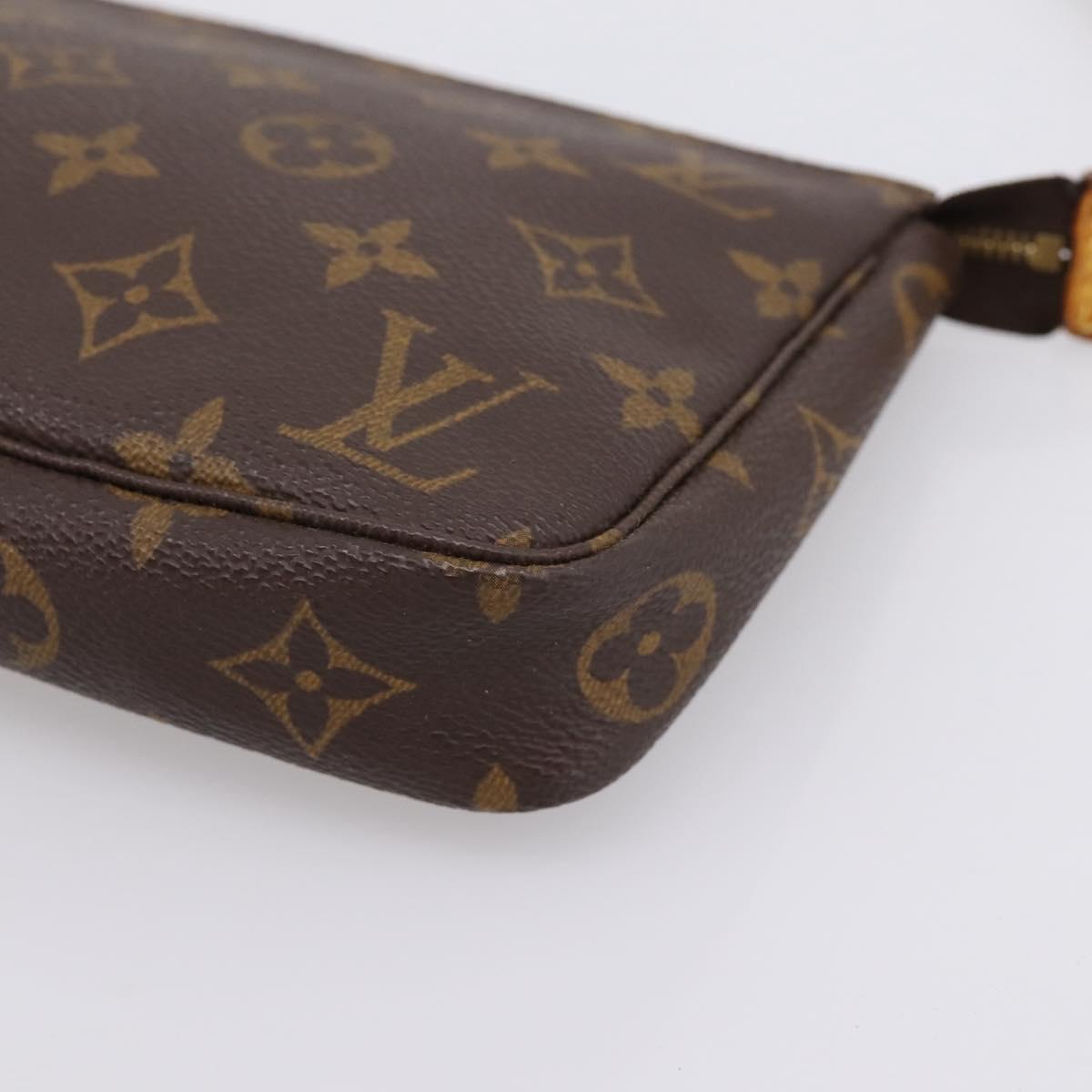 LOUIS VUITTON Monogram Pochette Accessoires Pouch M51980 LV Auth 206030