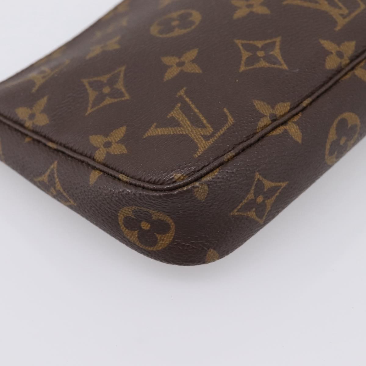 LOUIS VUITTON Monogram Pochette Accessoires Pouch M51980 LV Auth 206030