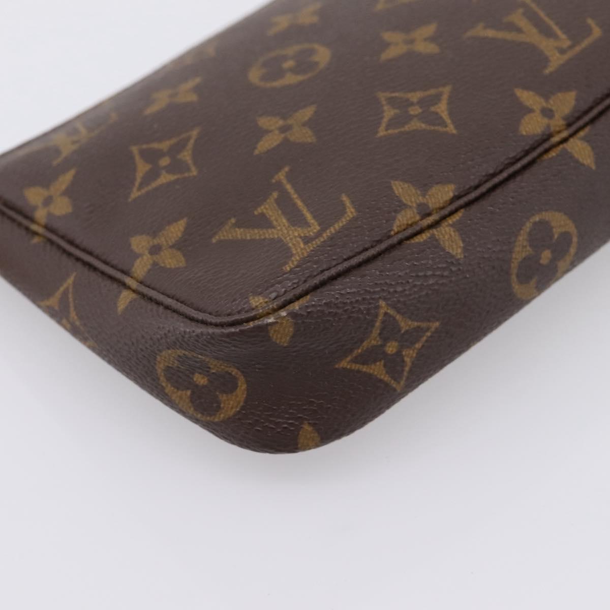LOUIS VUITTON Monogram Pochette Accessoires Pouch M51980 LV Auth 206030