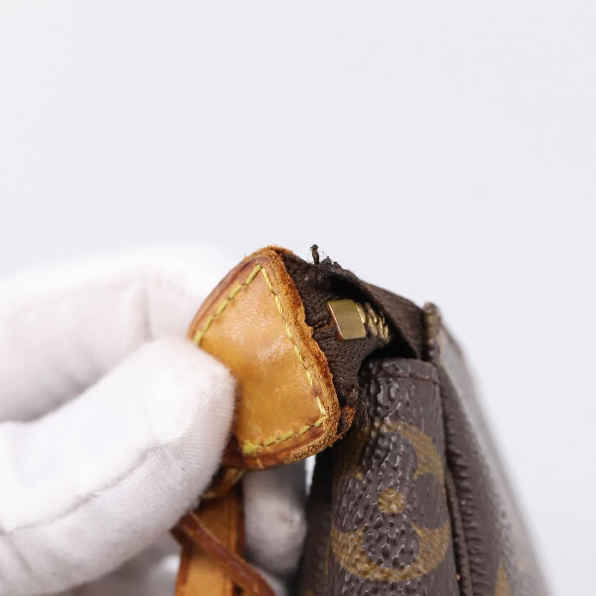 LOUIS VUITTON Monogram Pochette Accessoires Pouch M51980 LV Auth 206030