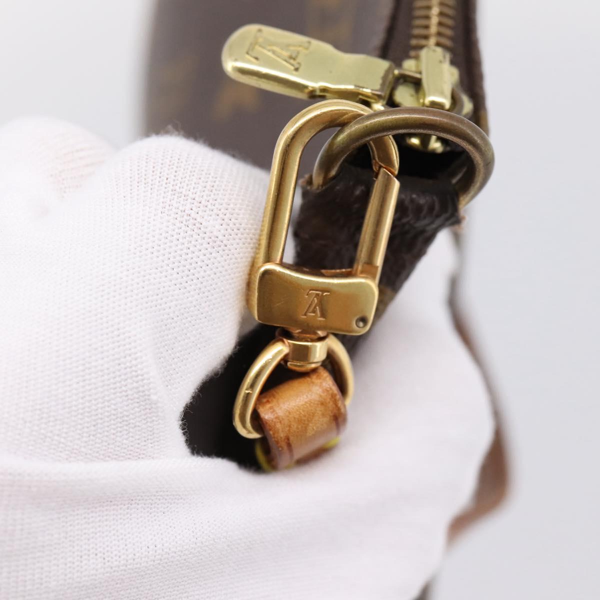LOUIS VUITTON Monogram Pochette Accessoires Pouch M51980 LV Auth 206030