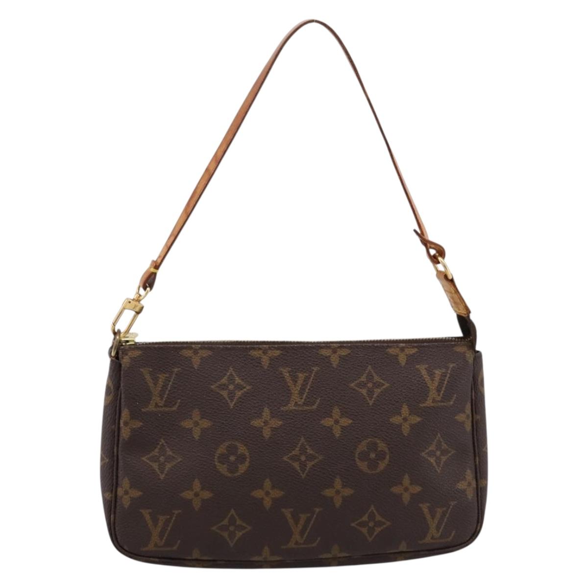 LOUIS VUITTON Monogram Pochette Accessoires Pouch M51980 LV Auth 206030
