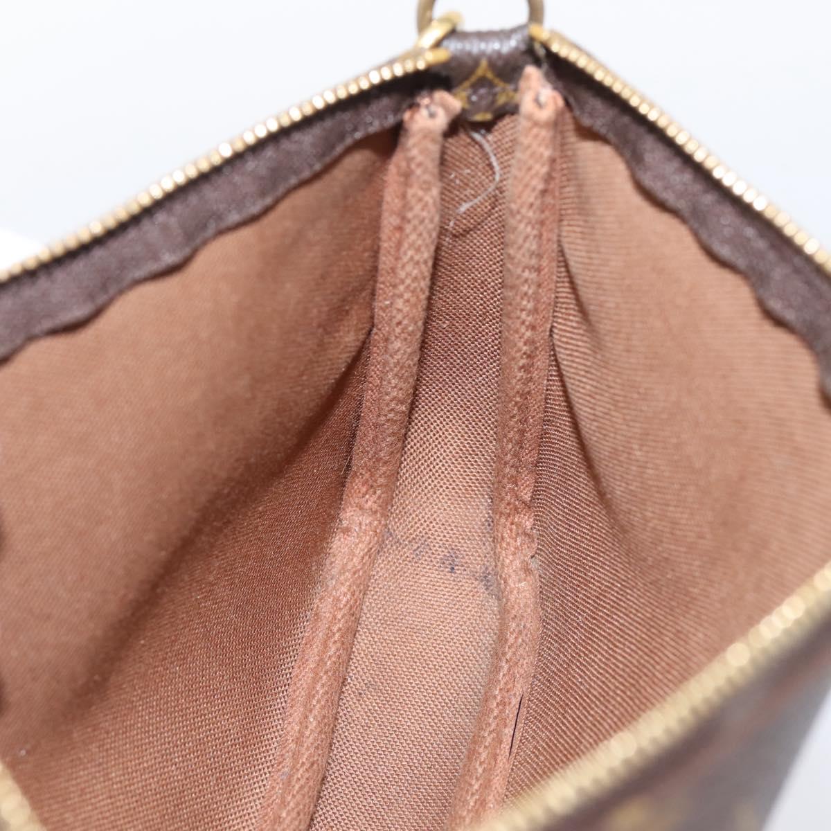LOUIS VUITTON Monogram Pochette Accessoires Pouch M51980 LV Auth 206030