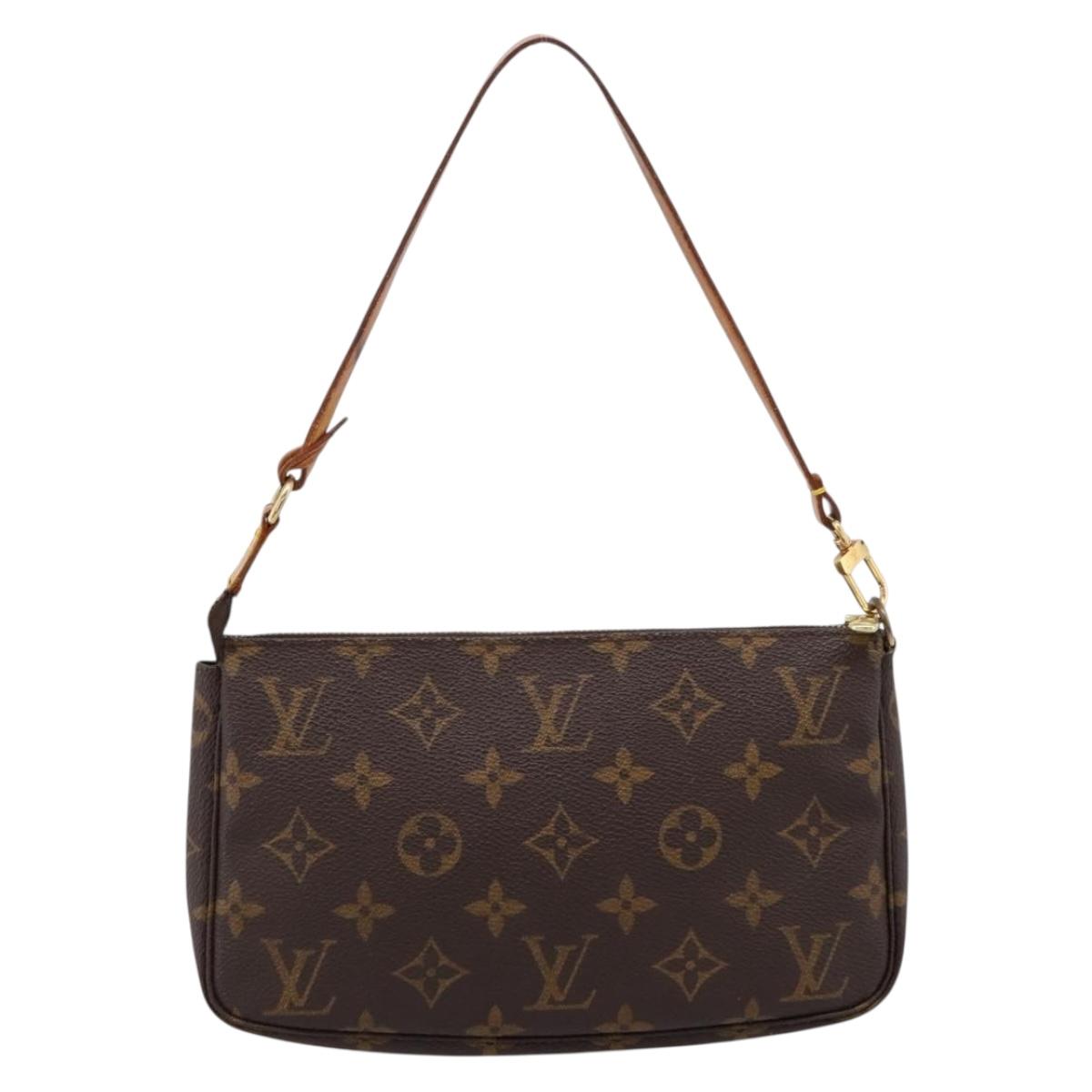 LOUIS VUITTON Monogram Pochette Accessoires Pouch M51980 LV Auth 206030