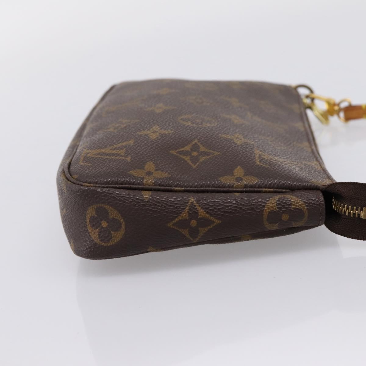 LOUIS VUITTON Monogram Pochette Accessoires Pouch M51980 LV Auth 206030